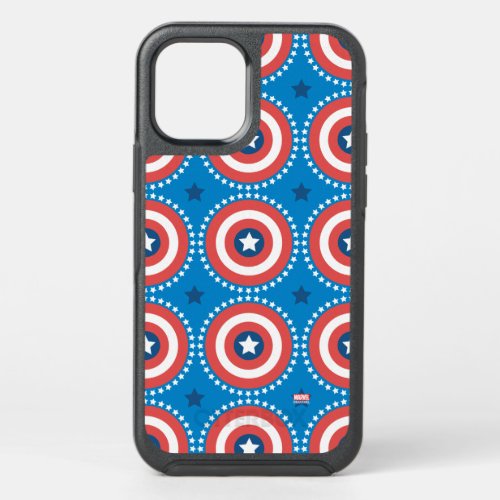 Captain America Shield  Stars Pattern OtterBox Symmetry iPhone 12 Case