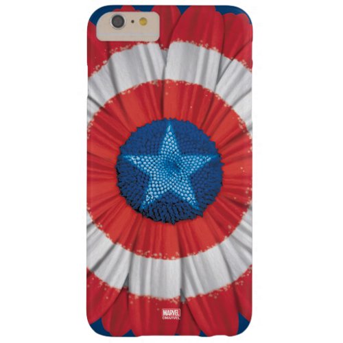 Captain America Shield Styled Daisy Flower Barely There iPhone 6 Plus Case