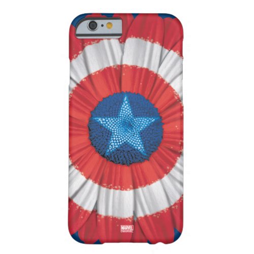 Captain America Shield Styled Daisy Flower Barely There iPhone 6 Case
