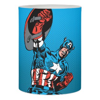 Captain America Shield Up Flameless Candle