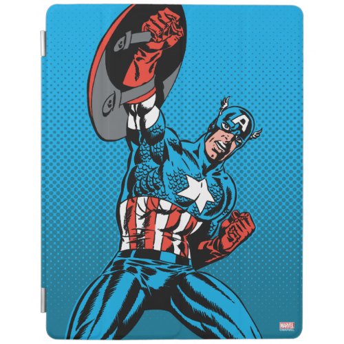 Captain America Shield Up iPad Smart Cover