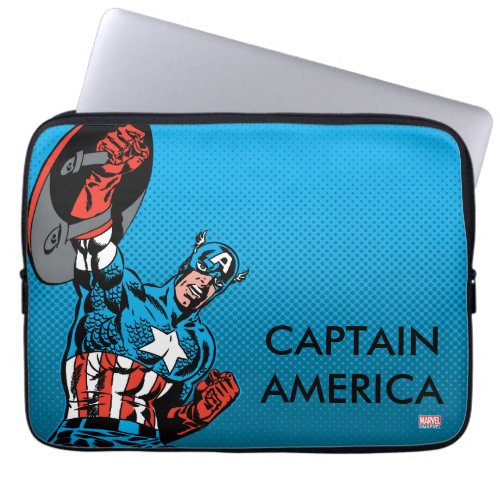 Captain America Shield Up Laptop Sleeve