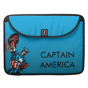 Captain America Shield Up MacBook Pro Sleeve