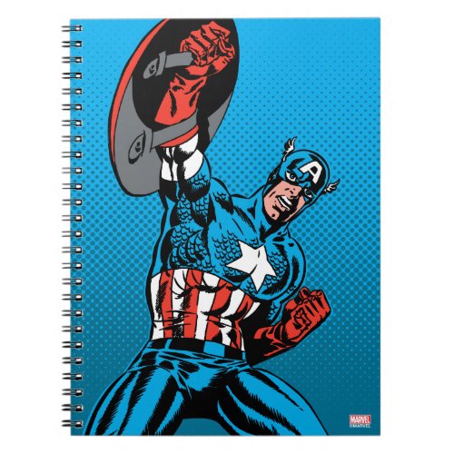 Captain America Shield Up Notebook