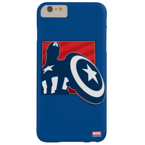 Captain America Silhouette Icon Barely There iPhone 6 Plus Case