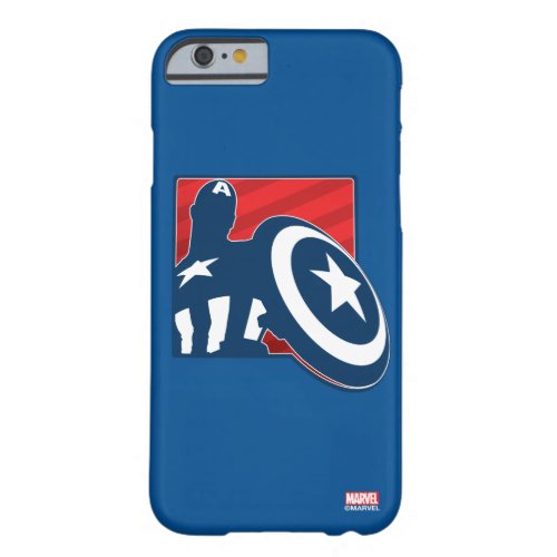 Captain America Silhouette Icon Barely There iPhone 6 Case