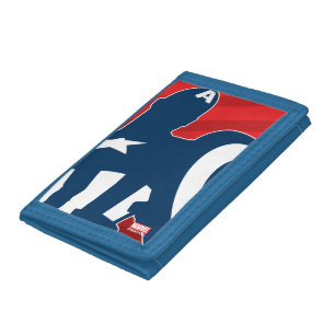 Captain America Silhouette Icon Trifold Wallet
