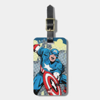 Captain America Star Bag Tag