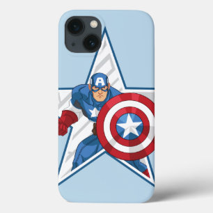 Captain America Star Graphic iPhone 13 Case