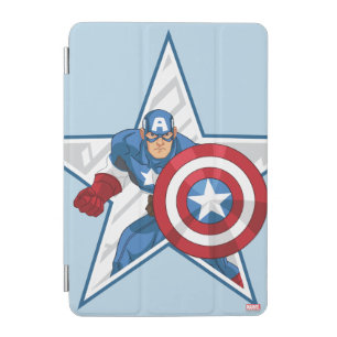 Captain America Star Graphic iPad Mini Cover