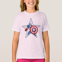 Captain America Star Graphic