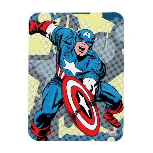 Captain America Star Magnet