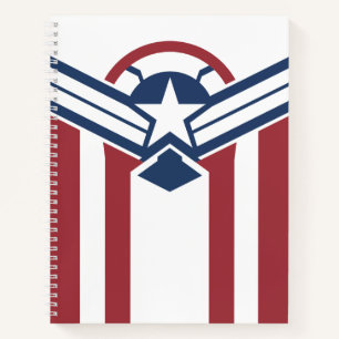 Captain America Stars & Stripes Notebook