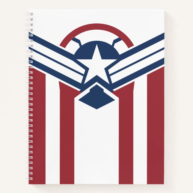 Captain America Stars & Stripes Notebook (Front)