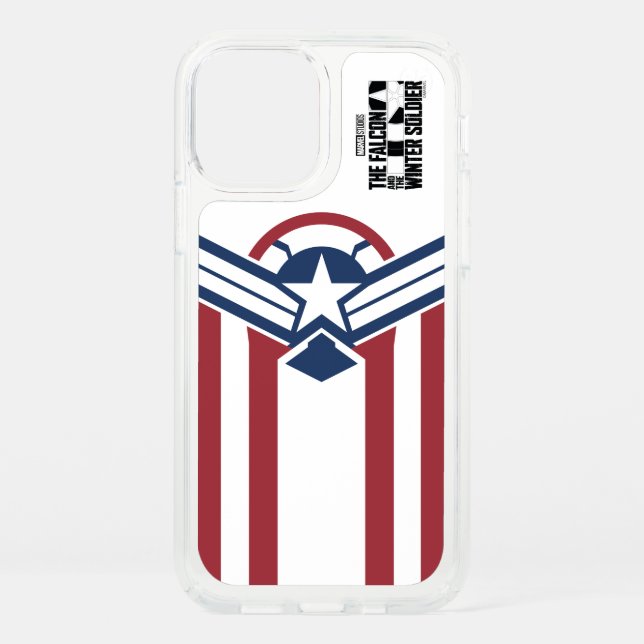 Captain America Stars & Stripes Speck iPhone 12 Case (Front)