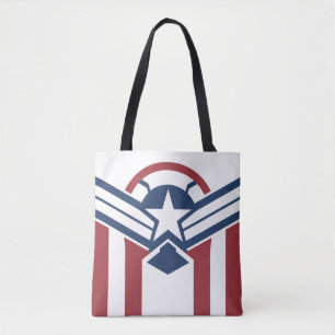 Captain America Stars & Stripes Tote Bag