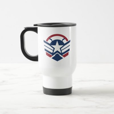 Captain America Stars &amp; Stripes Travel Mug