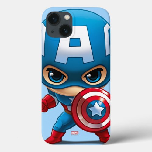 Captain America Stylized Art iPhone 13 Case