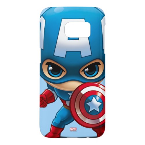 Captain America Stylized Art Samsung Galaxy S7 Case