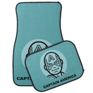 Captain America Car Floor Mats Zazzle