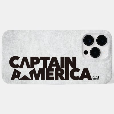 Captain America Stylized Star Name Graphic Case-Mate iPhone 14 Pro Max Case