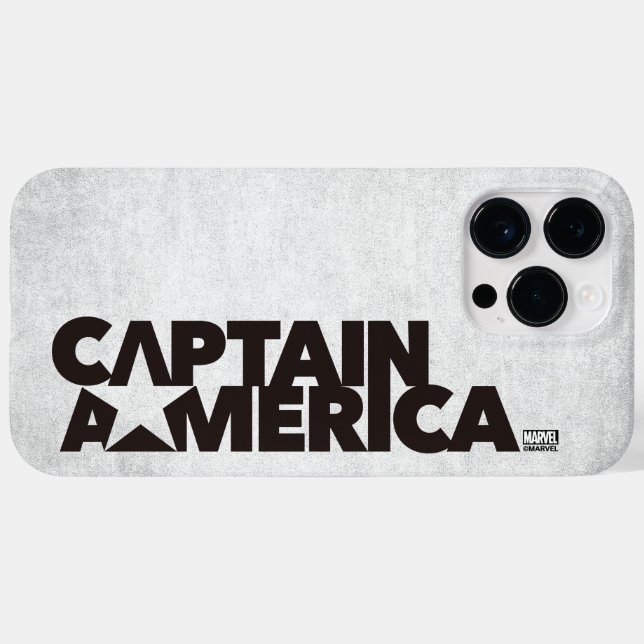 Captain America Stylized Star Name Graphic Case-Mate iPhone Case (Back (Horizontal))