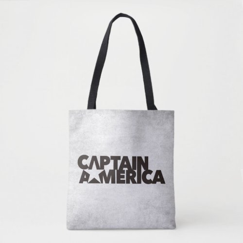 Captain America Stylized Star Name Graphic Tote Bag