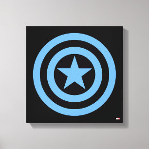 Captain America Super Soldier Logo Canvas Print