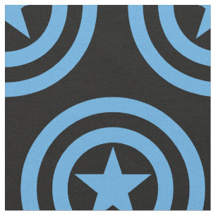 Captain America Super Soldier Logo Fabric