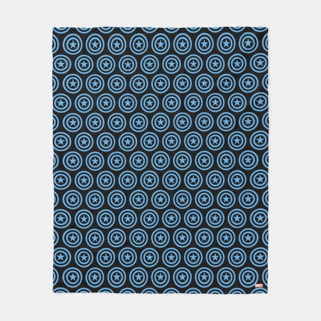 Captain America Super Soldier Logo Fleece Blanket (Front)