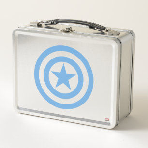 Captain America Super Soldier Logo Metal Lunch Box
