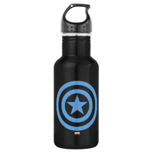 Captain America Super Soldier Logo Water Bottle