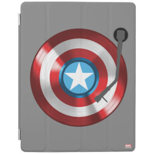 Captain America Vinyl Record Player iPad Smart Cover