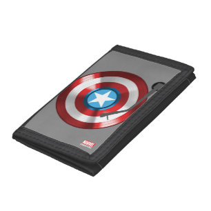 Captain America Vinyl Record Player Trifold Wallet