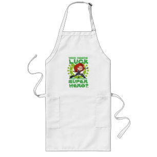 Captain America "Who Needs Luck" Long Apron