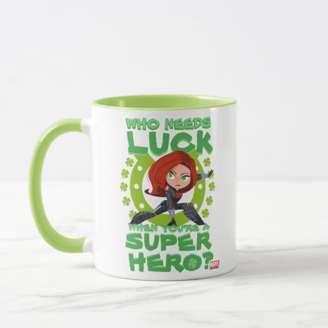 Captain America "Who Needs Luck" Mug (Left)