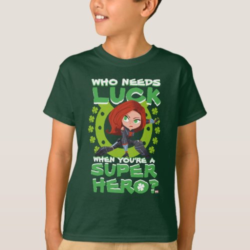 Captain America Who Needs Luck T_Shirt