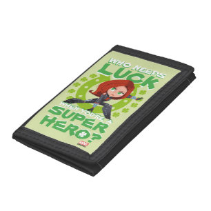 Captain America "Who Needs Luck" Tri-fold Wallet