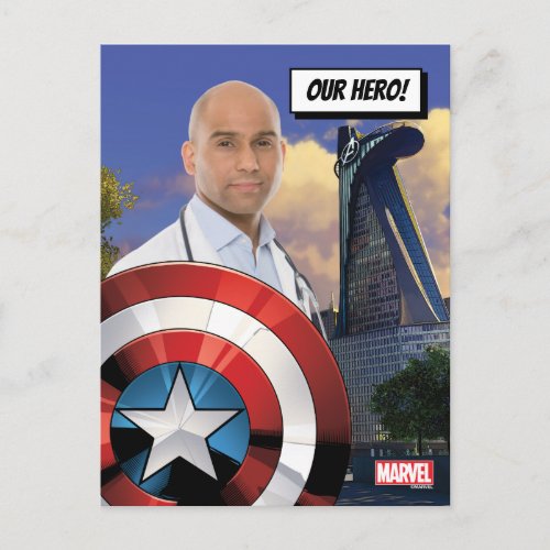 Captain Americas Shield Postcard