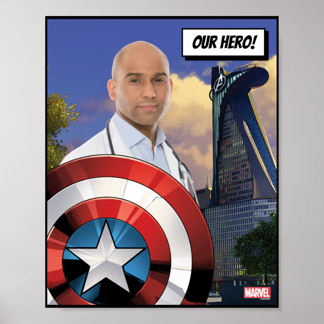 Captain America's Shield Poster | Zazzle