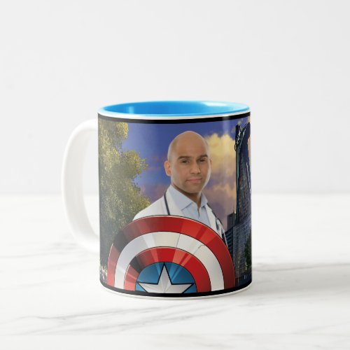 Captain Americas Shield Two_Tone Coffee Mug