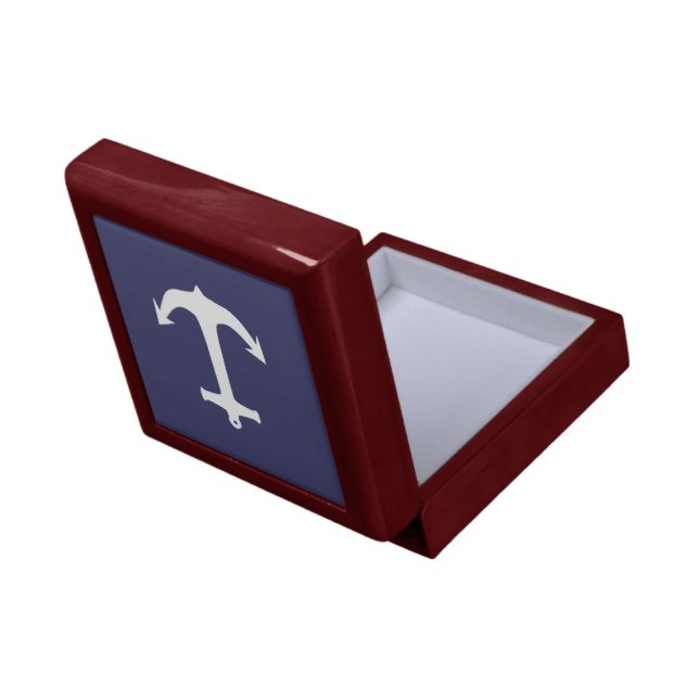 Captain Anchor Sea Ocean Sailing Gift Box (Back Open)