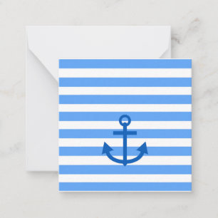 Captain, Anchor & Stripes Note Card