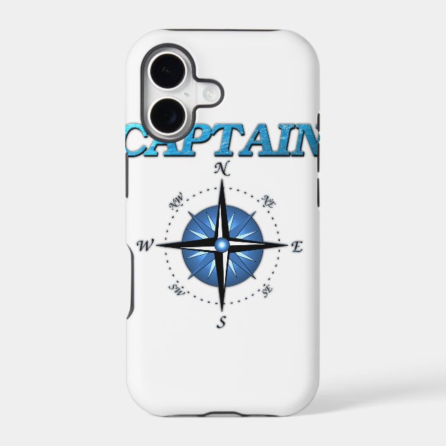 Captain And Compass Rose Iphone Case (Back)