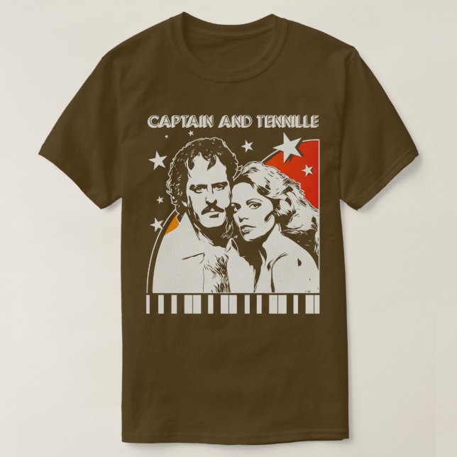 Captain and Tennille 70s Concert Fade T-Shirt (Design Front)
