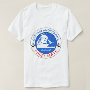 captain and first mate t shirts