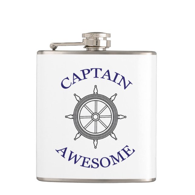 CAPTAIN AWESOME FLASK (Front)