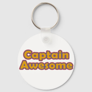 Captain Awesome Keychain