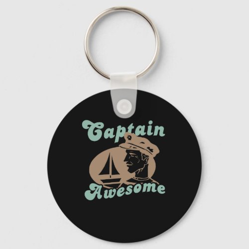 Captain Awesome Keychain