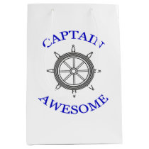 "Captain Awesome” Medium Gift Bag "Captain Awesome” Medium Gift Bag